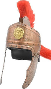 Medieval Warrior Roman Queen's Guard Helmet w/Stand 20 Gauge Cold Rolled Steel SKU TC-125