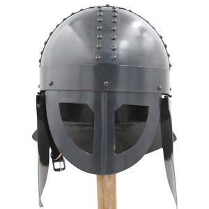 Medieval Warrior Viking Antique Helmet w/Stand 18 Gauge Steel SKU TC-80673