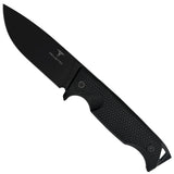 Takumitak Easy Fixed Blade Knife w/Sheath & 2 Handles Black 3Cr13 SS Blade/Black & Green Nylon Handles SKU TKF304