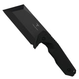 Takumitak Antidote Fixed Blade Knife w/Sheath & 2 Handles Black 3Cr13 SS Blade/Black & Green Nylon Handles SKU TKF308