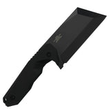 Takumitak Antidote Fixed Blade Knife w/Sheath & 2 Handles Black 3Cr13 SS Blade/Black & Green Nylon Handles SKU TKF308