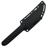 Takumitak Ninja Fixed Blade Knife w/Sheath & 2 Handles Black 3Cr13 SS Blade/Black & Green Nylon Handles SKU TKF313