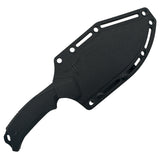 Takumitak Neuter Fixed Blade Knife w/Sheath & 2 Handles Black 3Cr13 SS Blade/Black & Green Nylon Handles SKU TKF319