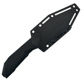 Takumitak Terminal Fixed Blade Knife w/Sheath & 2 Handles Black 3Cr13 SS Blade/Black & Green Nylon Handles SKU TKF320