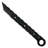 Takumitak Utility Fixed Blade Knife w/2 Sheaths Black 3Cr13 SS Blade & Handle SKU TKF3S05