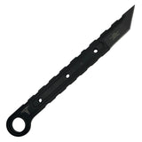 Takumitak Utility Fixed Blade Knife w/2 Sheaths Black 3Cr13 SS Blade & Handle SKU TKF3S05