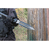 United Cutlery M48 Magnum Spear 64 5/8" Overall Black 2Cr13 Stainless Blade/Black Nylon Fiber & Alum. Shaft with Black TPU Sheath SKU UC3137