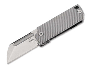 Boker Plus Baby X Flipper Frame Lock Knife D2 Tool Steel Blade/Stainless-Steel Handle SKU 01BO366