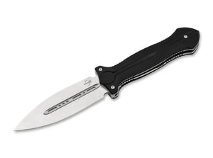 Boker Plus Cheus Dagger Knife VG-10 SS Blade/Black G10 Handle SKU 01BO888