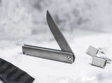 Boker Plus Gemma Damascus Frame Lock Knife Drop Point Damascus Steel Blade/Damascus Steel Handle SKU 01BO358DAM