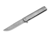 Boker Plus Gemma Damascus Frame Lock Knife Drop Point Damascus Steel Blade/Damascus Steel Handle SKU 01BO358DAM