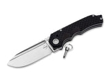 Boker Plus Hermod Liner Lock Knife Spear Point D2 SS Blade/Black G10 Handle SKU 01BO914