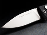 Boker Plus Mini Kalashnikov Automatic Knife D2 SS Blade/Black Alum. Handle SKU 01KALS92