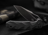 Boker Plus Kirke Button Lock Knife Black G-10 SKU 01BO636