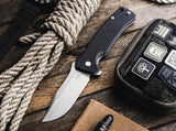 Boker M.E.R.K. 1 Liner Lock Knife Black G-10 SKU 01BO552