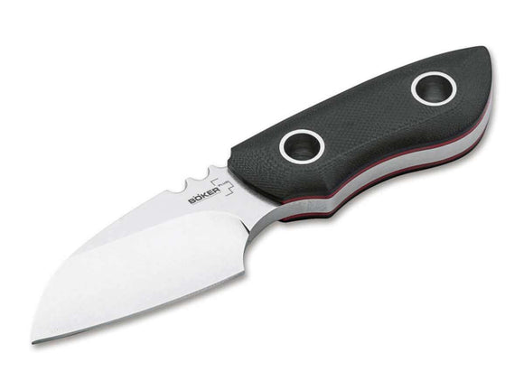 Boker Plus PryMini Pro Fixed Blade Knife w/Sheath D2 Steel Blade/Black G10 Handle SKU 02BO017