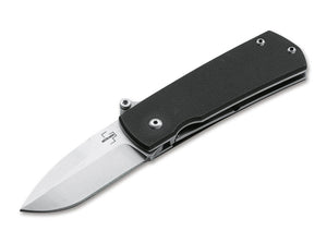 Boker Plus Shamsher Automatic Liner Lock Knife D2 SS Blade/Black G10 Handle SKU 01BO361