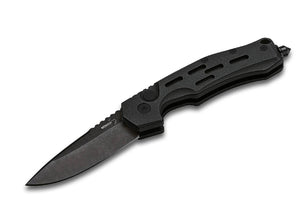 Boker Plus Thunder Storm Automatic Black AUS-8 Steel/Black Alum. Handle SKU 01BO795