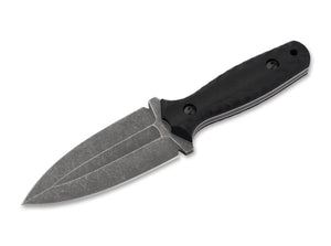 Boker Plus W1 Fixed Blade Knife Black Stonewash VG-10 SS Blade/Black G10 Handle comes with Kydex Sheath SKU 02BO118