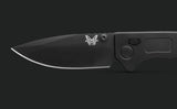 Benchmade Mini Narrows Axis Lock Knife Black CPM 20CV Blade/Black 6Al-4V Titanium Handle SKU 743BK-01