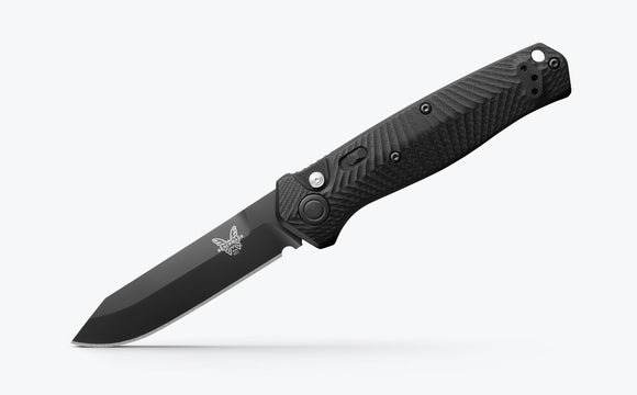 Benchmade Mediator Automatic Knife Black CPM-S90V Steel Blade/Black G10 Handle SKU 8551BK