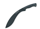 Boker Fox Knives Gurkha Machete Fixed Blade Knife w/Sheath Black 440A Steel Blade/Black FRN Handle SKU 02FX052