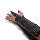 Assassin's Creed Replica Faux Leather Vambrace w/Black Stainless-Steel Covert Blade SKU FS297BK