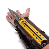 Assassin's Creed Replica Faux Leather Vambrace w/Stainless-Steel Covert Blade SKU FS297GD