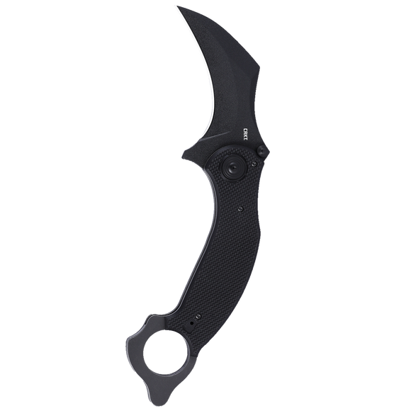 Columbia River Du Hoc Karambit Deadbolt Lock Knife Black D2 Tool Steel Blade/Black G10 Handle SKU CRKT 2635