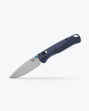Benchmade Bugout AXIS Lock Knife Silver Cherakote CPM S90V Steel Blade/Blue 6061-T6 Aluminum Handle SKU 535SL-13