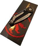 Microtech LUDT Gen III Apocalyptic Automatic Knife Half Serr. M390K SS Blade/Black T6 Alloy Handle SKU MT-1135-11AP