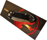 Microtech LUDT Gen III Apocalyptic Automatic Knife Half Serr. M390K SS Blade/Black T6 Alloy Handle SKU MT-1135-11AP