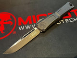 Microtech Combat Troodon Gen III OTF Knife Black Bohler M390MK SS Blade/Black Alum. Handle SKU 1143-1T