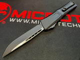 Microtech Combat Troodon Gen III OTF Knife Black Bohler M390MK SS Blade/Black Alum. Handle SKU 1143-1T