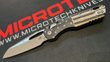 Microtech MSI S/E Black Flag Knife Apocalyptic M390MK SS Blade/Black Flag Polymer Handle SKU 210T-10APPMFLAG