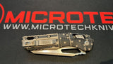 Microtech MSI S/E Black Flag Knife Apocalyptic M390MK SS Blade/Black Flag Polymer Handle SKU 210T-10APPMFLAG