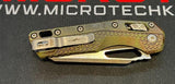 Microtech MSI Signature Series RAM-LOK Knife Bohler M390MK Stainless Steel Apocalyptic Blade/Outbreak Injection Molded Polymer Handle SKU 210T-1PMOBS