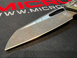 Microtech MSI Signature Series RAM-LOK Knife Bohler M390MK Stainless Steel Apocalyptic Blade/Outbreak Injection Molded Polymer Handle SKU 210T-1PMOBS