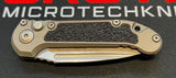 Microtech L.U.D.T. Gen III Auto. Knife S/E Apocalyptic M390MK Steel Blade/Natural Clear Alum. Handle SKU 1135-10APNC