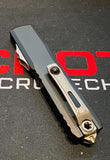 Microtech Ultratech ZBT Gen III OTF Auto D/E Apocalyptic M390MK Steel Blade/Black Alum. Handle SKU 1122-10AP