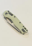 Microtech 30th Anniversary MSI Knife Reverse Tanto Stonewash SS Blade/White Polymer Handle w/Grip Tape SKU 210T-10PMWH30