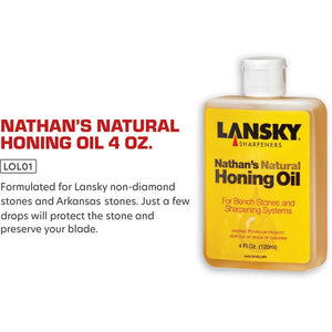 Lansky Nathan's Natural Honing Oil 4 oz. SKU LOL01