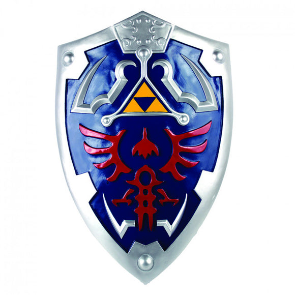 Zelda Triforce Shield Full Size Polyresin Replica (Blue) SKU M-S-28