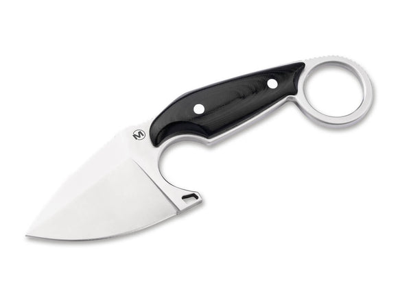 Boker Magnum Enki Fixed Blade Knife 440B SS Blade/Black Micarta Handle comes with Kydex Sheath SKU 02BM0001