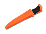 Boker Magnum Fallun 2.0 Fixed Blade Knife w/Sheath Stainless Steel Blade/Black & Orange Synthetic Handle SKU 02RY099