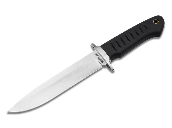 Boker Magnum Sledgedog Fixed Blade Knife w/Sheath Black Polymer SKU 02RY004