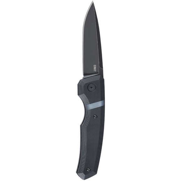 Columbia River Michaca  Automatc Knife Black Stonewash CPM-MagnaCut Stainless Steel Blade/Black G10 Handle SKU A1000K