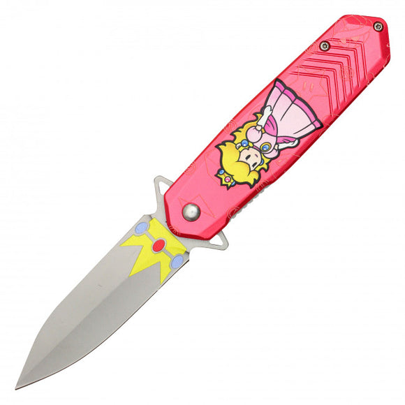 Pink Princess Assist Open Knife 8