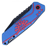 Wartech Assisted Open Folding Knife SKU PWT319BL