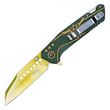 Wartech Assisted Open Folding Knife SKU PWT319GD